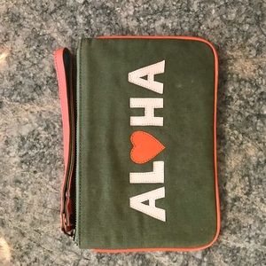 al♥️ha genuine leather pouch